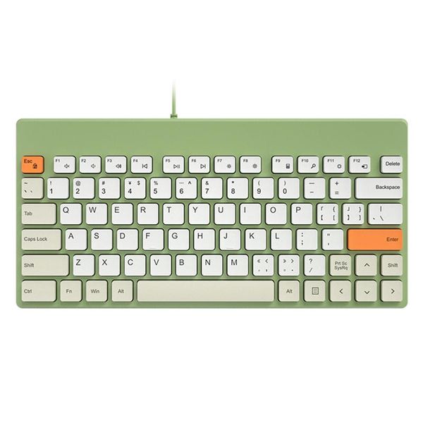 

slim usb wired keyboard 79 keys ergonomic pc with multimedia silent for lapsmat tv all-in-one mac keyboards