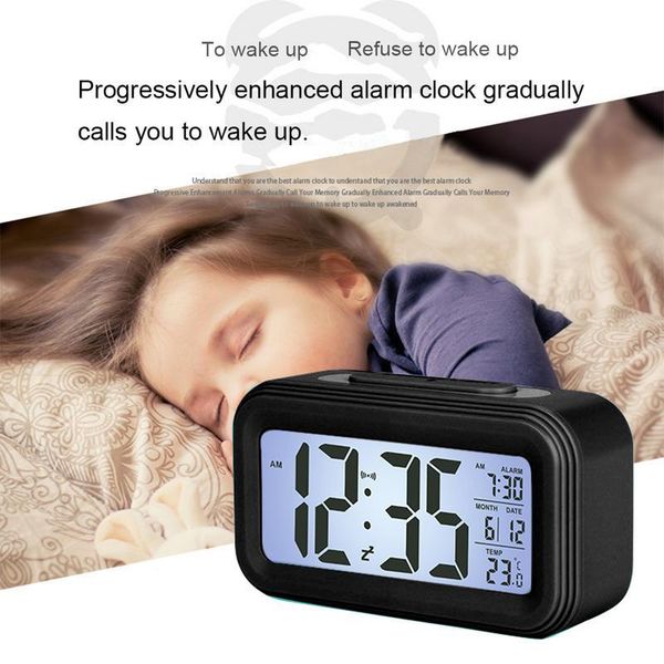 

other clocks & accessories multi-function digital display alarm clock led intelligent luminous smart temperature calendar student
