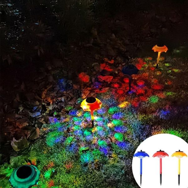 

solar lamps year umbrella led light outdoor waterproof color lawn christmas for country house cell