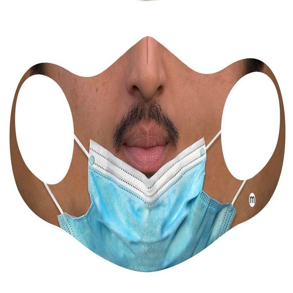 

mask personality facial exprsion funny dust proof cotton printing fashion alternative maskl9d