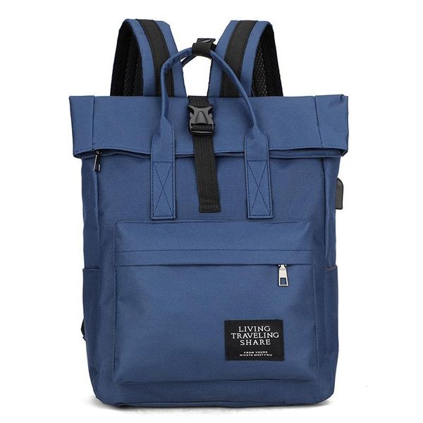 

backpack fashion youth personality casual canvas bagpack large capacity tablet bag student literary trend