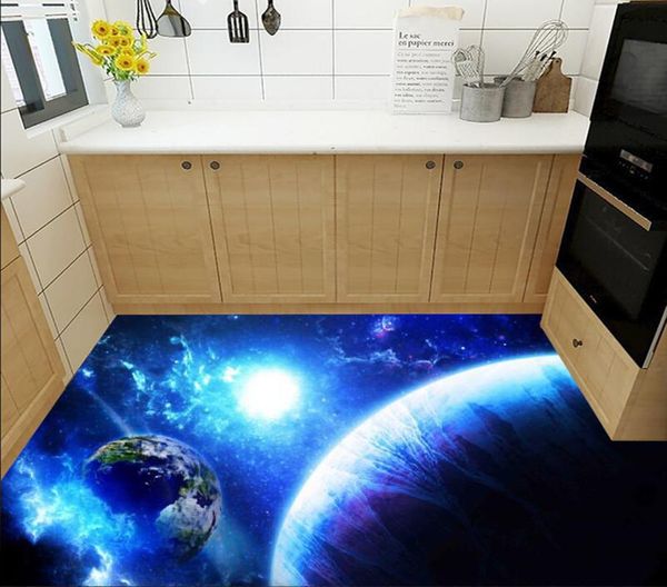 

wallpapers floor wallpaper 3d universe planet tile picture