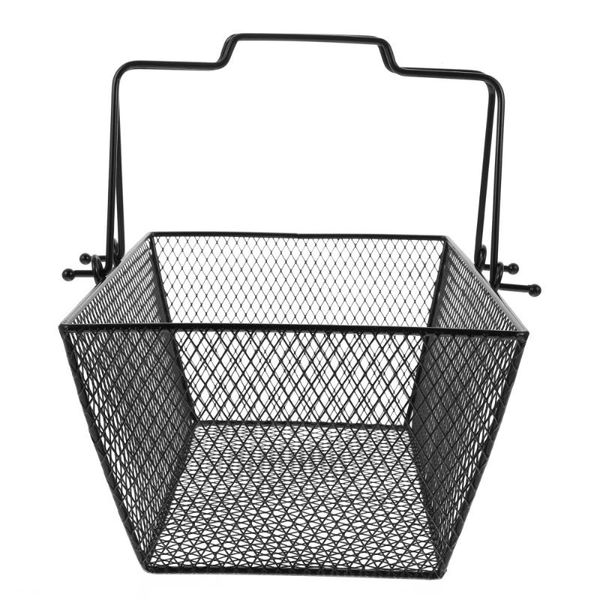 

storage baskets 1pc home basket fruit clothing sundry (black)