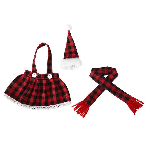 

christmas decorations 1 set bottle dress suits covers red decor for home