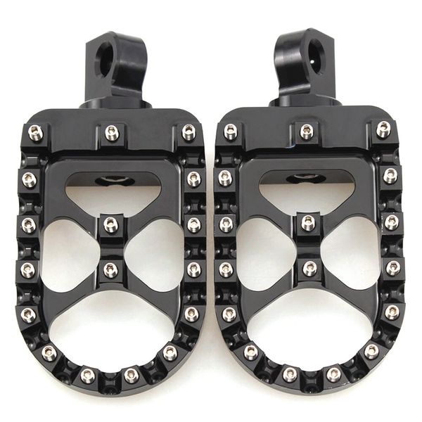 Мотоцикл MX Footpeg Frontbest отдыхает педали жирные колышки для ног для Harley Dyna / Sportster Iron 883 1200 Универсальный черный