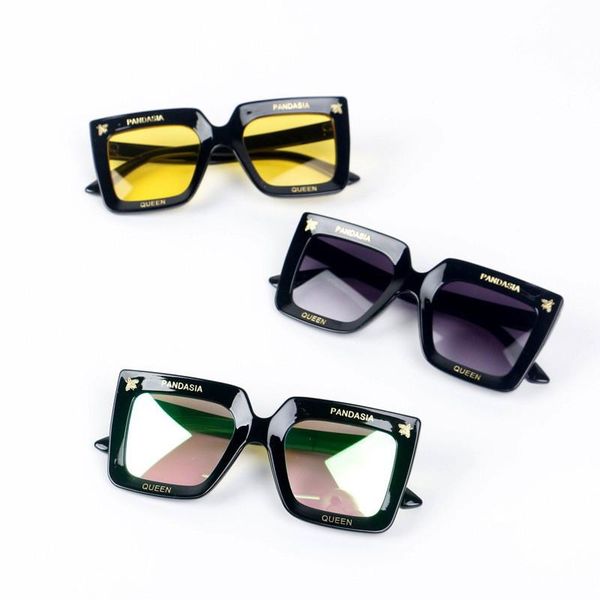 

sunglasses 2021 fashion square elegant women designer oversuze sun glasses female ladies vintage shades eyewear, White;black