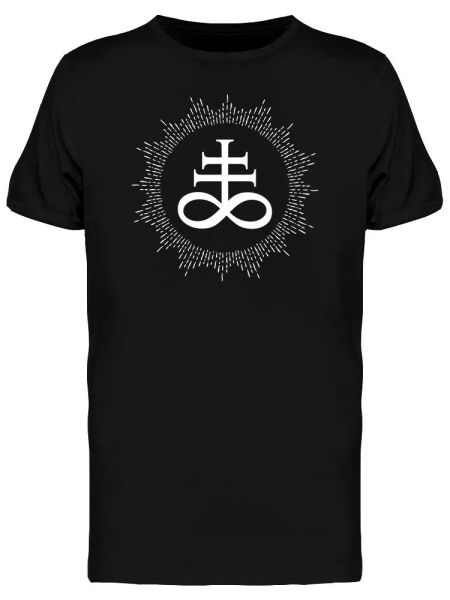 

leviathan cross graphic men's tee -image by shutterstock, White;black