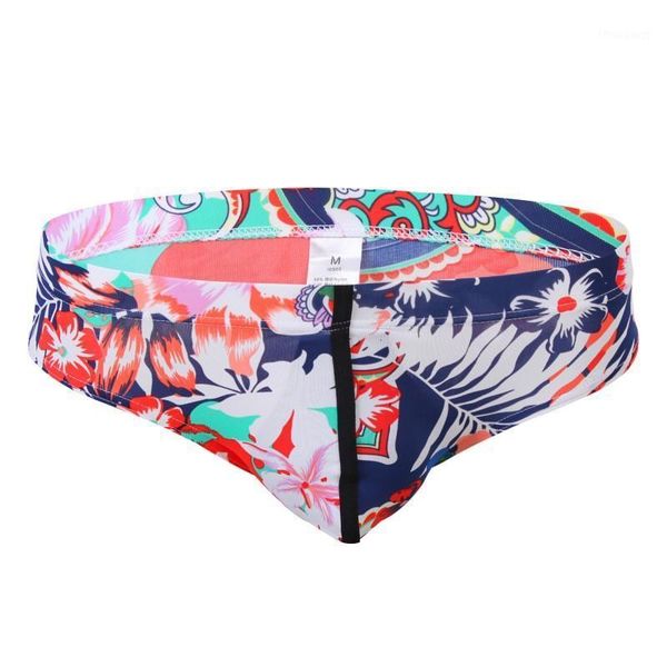 

underpants men briefs flower leopard printed gay brief underwear breathable soft fashion bikini panties, Black;white