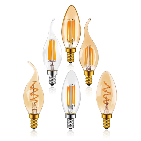 

bulbs c35 dimmable retro filament led bulb lamp e14 e12 3w 4w 6w 220v candle light chandelier night for indoor home