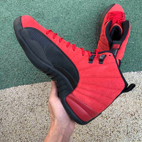 

jumpman 12 varsity red black high mens basketball shoes 12s fashion sneakers5iot
