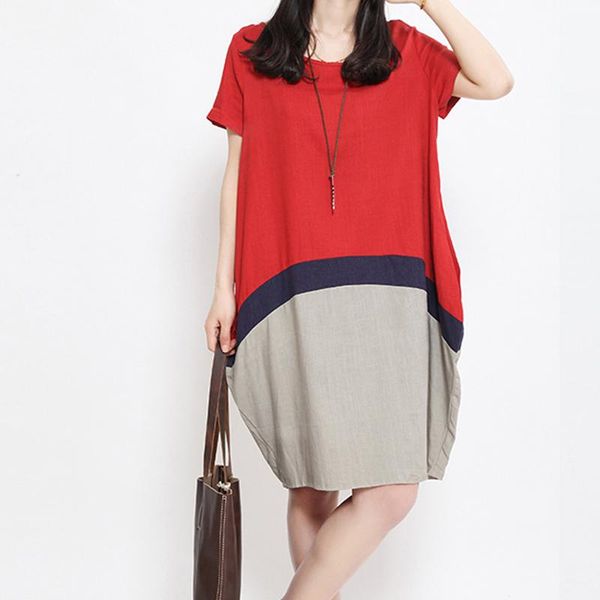 

casual dress patchwork cotton/linen maternity vestido gravida summer clothes for pregnant women 2021 plus size 2xl dresses, White