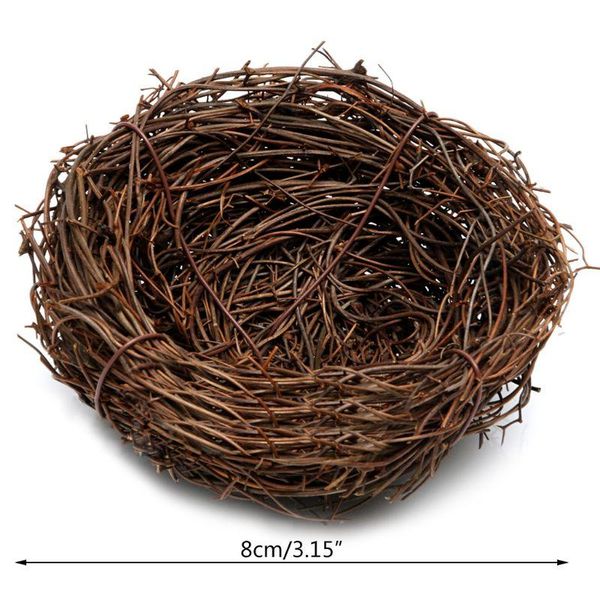 

bird cages 6/8 cm handmade vine brown nest house home nature craft holiday decoration