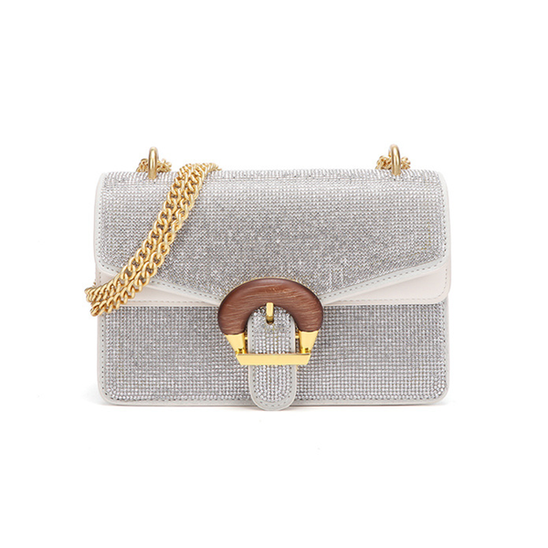 

luxury designer handbag 2021 fashion rhinestone chain bag women shoulder messenger purses and bags