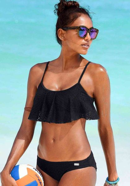 

futai clothing factory 2019 new women's swimsuit bikini 1901, White;black