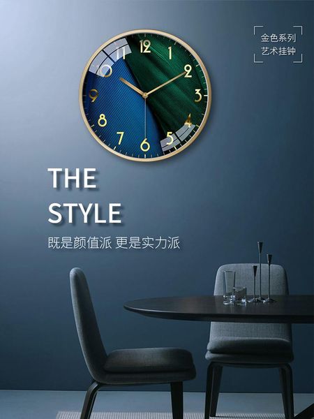 

modern minimalist wall clock fashion silent creativity living room luxury decorations horloge murale home decor bc50g clocks