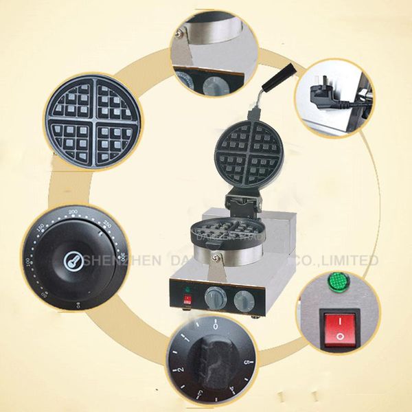

bread makers 1pc fy-2205a commercial shaped waffle 110v/220v with non-stick cooking surface cookie maker machine