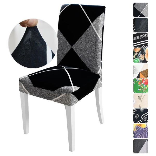 

elastic dining chair cover slipcovers protector anti-dust furniture decoration covers