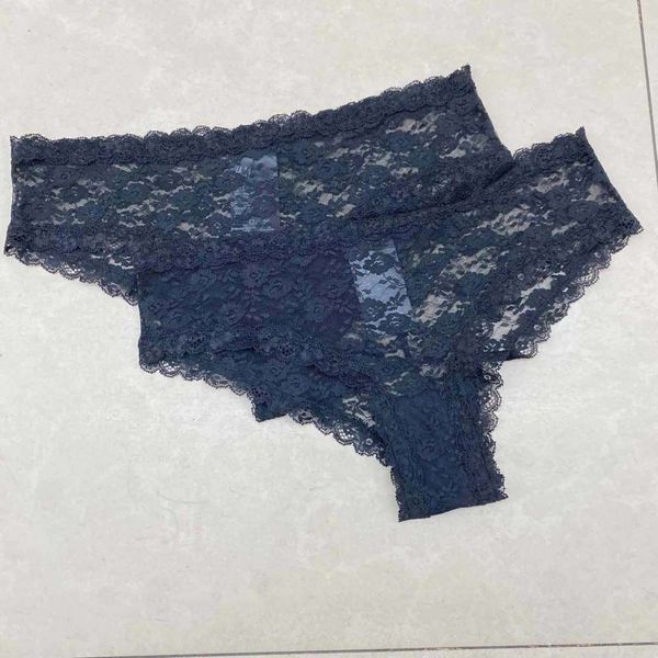 

lace women's low waist traceless hollow out underwear, Black;pink