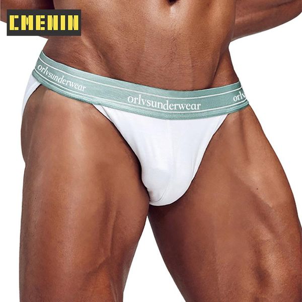 

underpants brand cotton man's underwear briefs breathable men's bikini gay innerwear or6220, Black;white