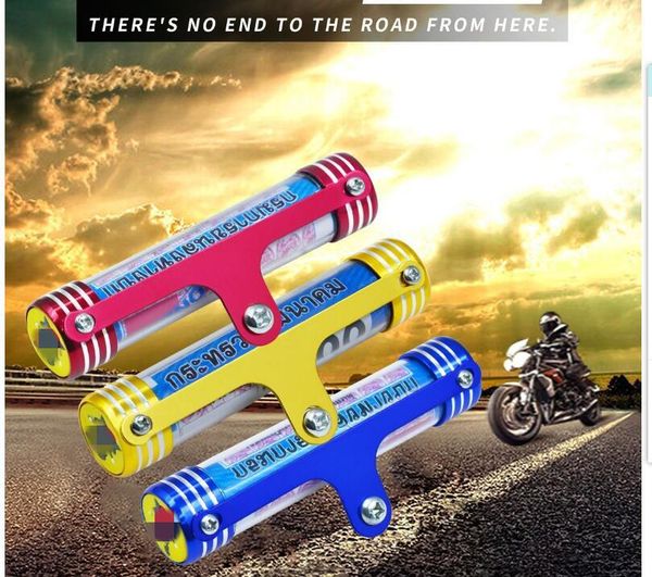 

motorcycle exhaust system safety tax disk tube cylindrical frame, waterproof support general pipe accessories for