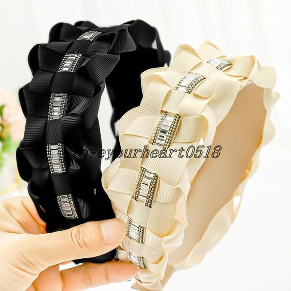 

vintage chain headbands braided bezel hairband women hair accessories girls haar headband opaska do wlosow bandeau femme diademas, Silver