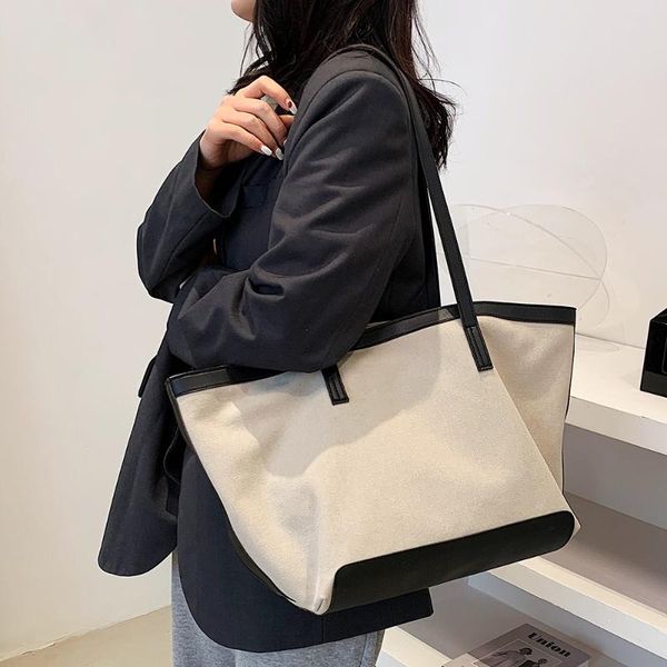 

evening bags handbags women 2021 lady tote bag large capacity satchels shoulder messenger canvas student crossbody woman
