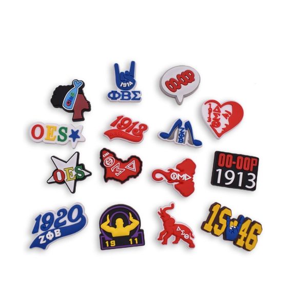 

party favor cartoon character pvc rubber shoe charms shoes accessories clog fit wristband croc buttons shoes decorations gifts, White;pink