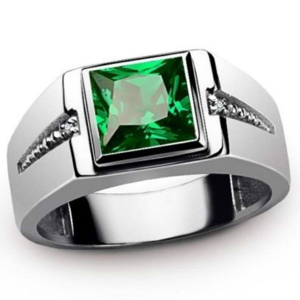 

wedding rings classic punk fashion engagement ring for men romantic party prom, Slivery;golden