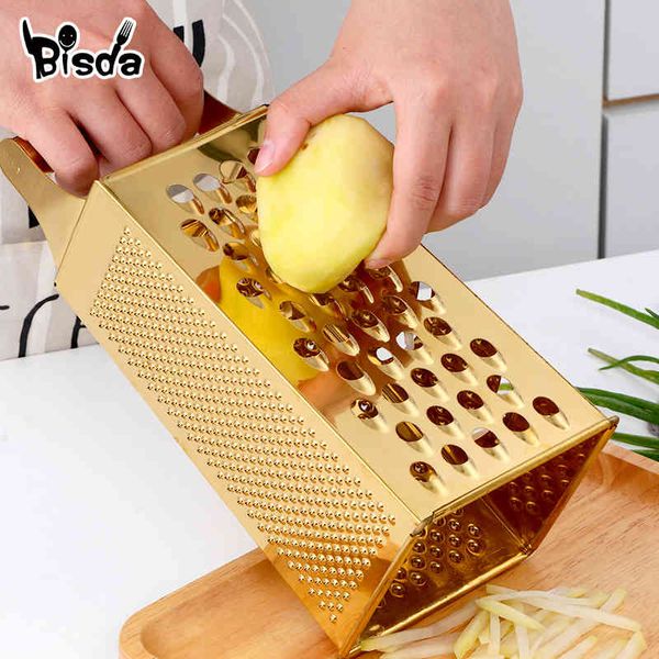 Ferramenta Multi-funcional Frutas vegetais Ferramenta Batata Masher Ricer Ricer Mandoline Slicer Peeler Cutter Cutter Strediador 210406