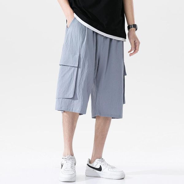 

men's shorts big size 5xl summer men beach homme loose fit bermuda masculina joggers sports running bodybuilding, White;black