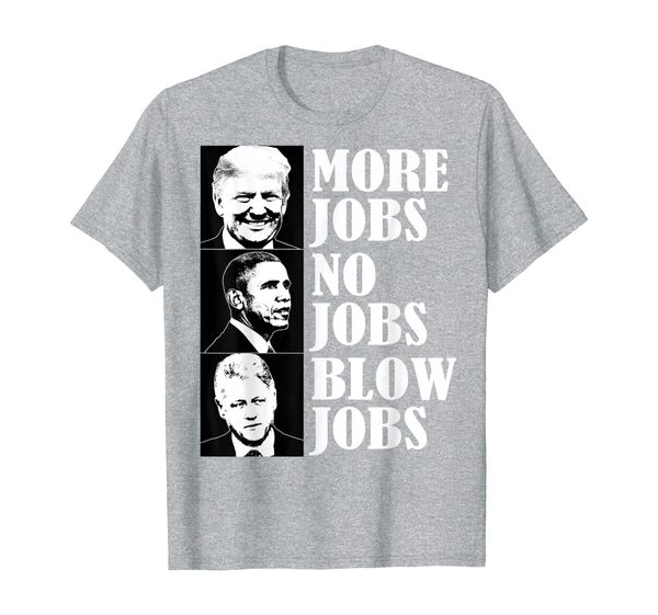 

more jobs no job blow jobs t-shirt, White;black