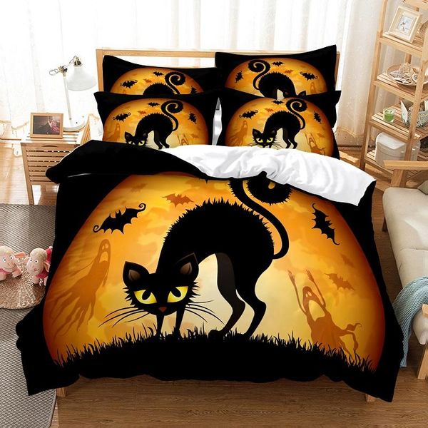 

bedding sets cartoon pattern duvet cover set 3d digital printing bed linen fashion design comforter
