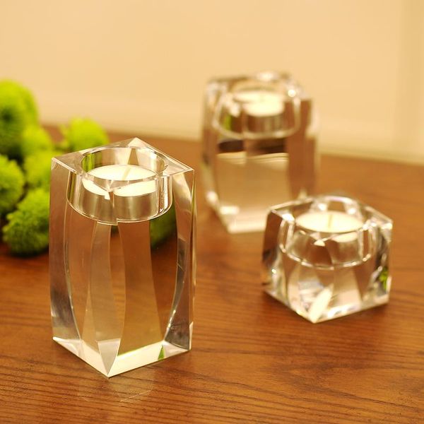 

candle holders europe crystal wedding centerpieces centro de mesa decorativo glass holder candles home decoration