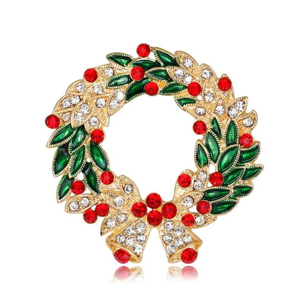

pins, brooches style brooch fashion christmas wreath decoration, Gray