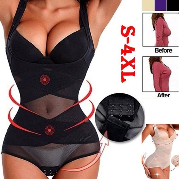 

women's shapers redess women shaper seamless fajas bodysuit thin traceless corset waist slimming tummy control hip chest lift shaperwea, Black;white