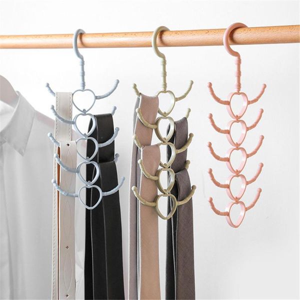 

hangers & racks display holder rotatable belt rack clothes storage 10-claw hanger closet organizer space saving scarves