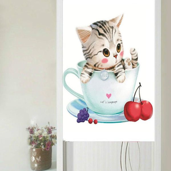 

curtain & drapes nice curtains cartoon cute cats series door decorative partition one-piece type household geomantic lucky 85x150