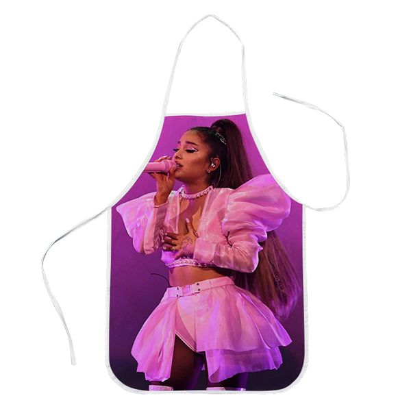 

cloocl singer ariana grande apron sleeveless polyester aprons home cleaning tools waist baking aprons drop shipping