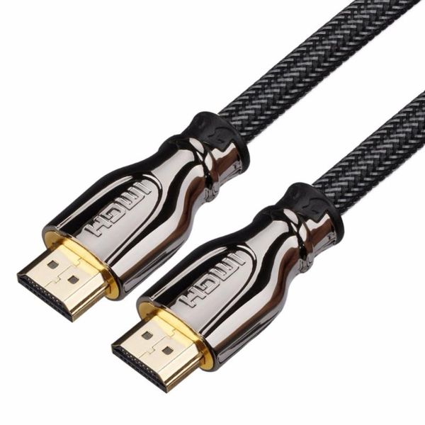 

audio cables & connectors v2.0 high speed hdtv 4k 1m 2m 3m 5m braided ultra hd cable