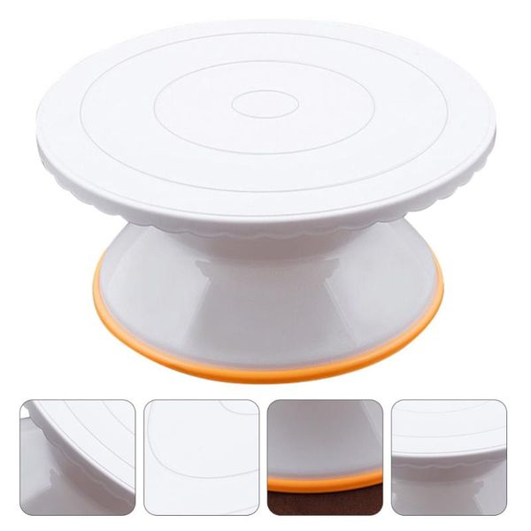 

1pc revolving cake stand decorating workbench (white) frames