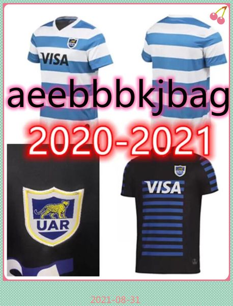 

2021 new argentina home and away rugby jerseys national team uar delivery, Black;gray
