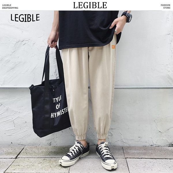 

men casual harem pants 2021 japan style streetwear solid sweatpants male trousers 5xl men's, Black