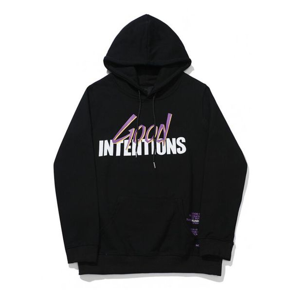 

men's hoodies & sweatshirts foreign trade supply tide brand men and women couples big flying pigeon printing winter clothes hooded swea, Black