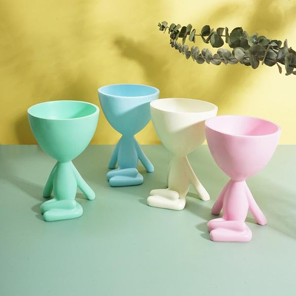

humanoid flower pots ceramic planters plant container for home office window vases