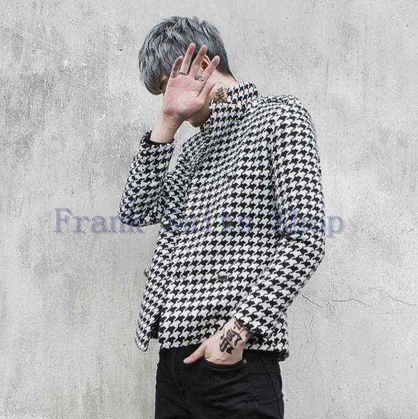 

men's suits & blazers 2021 fashion spring and autumn casual men blazer cotton slim fit suit masculino male jacket for wedding, White;black