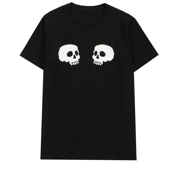 

men designer women t-shirt fashion trend men's casual street ladies breathable t-shirt luxury wholesale high-quality 100% cotton size s, White;black