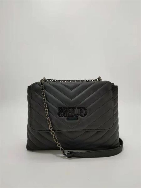 

new embroidered gs 2021 v-cap chain women's single shoulder diagonal span bag