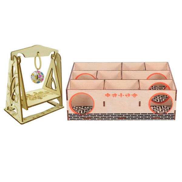 

small animal supplies 2pcs hamster maze house pet gift
