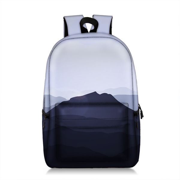 

hirayama pattern student print backpack high-quality, comfortable and large-capacity novel fun school trip play
