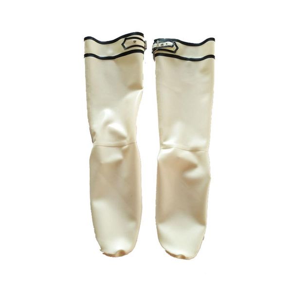 

party masks latex socks black and white mid stockings unique 0.4mm rubber size s-xl